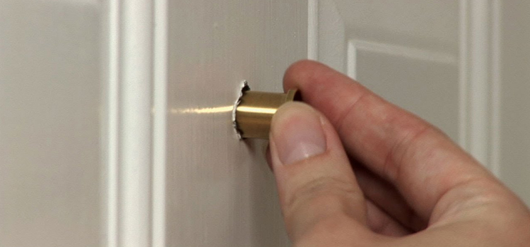 peephole door repair in Solana Beach